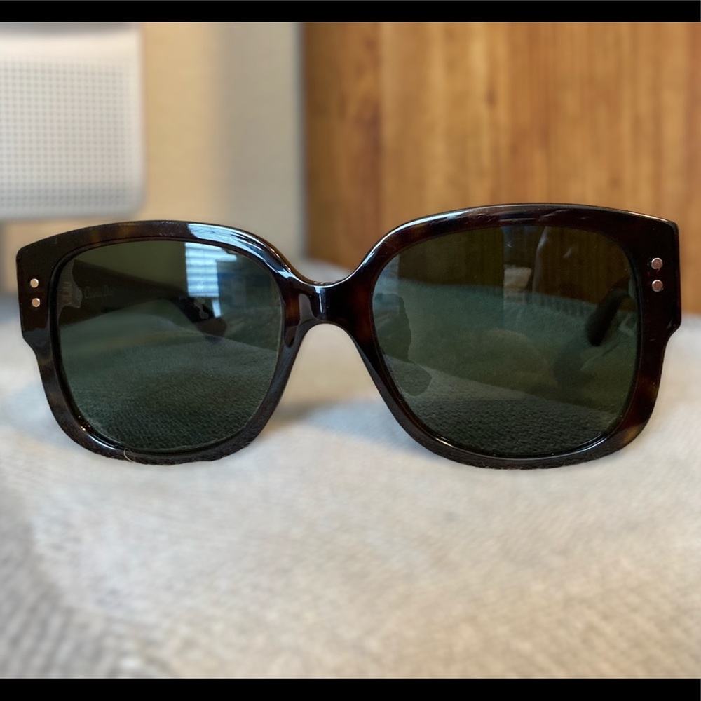 Dior Lady Studs Dark Havana Rectangle Sunglasses
